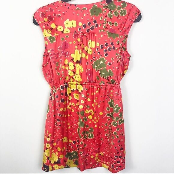 CABI | Wildflower Art Teacher Tunic Blouse Red Women’s Size Medium - Picture 7 of 9